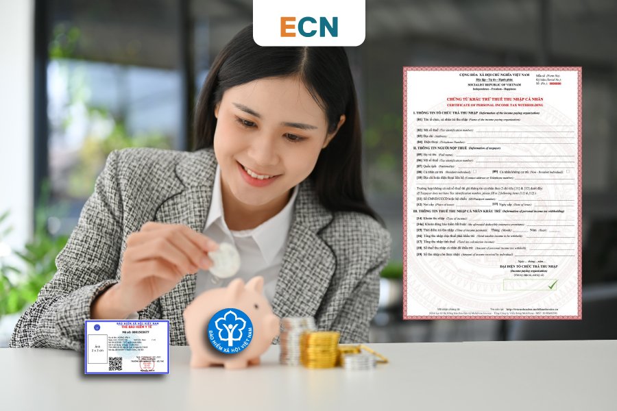 Bắt buộc có nội dung khoản đóng BHXH trong chứng từ khấu trừ thuế