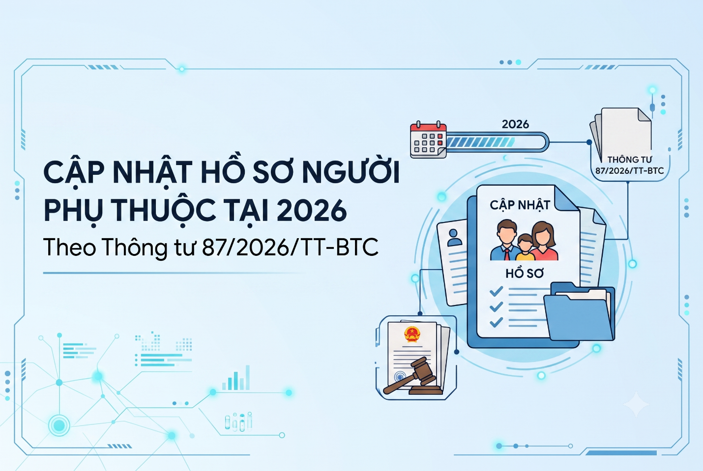 Cập nhật hồ sơ người phụ thuộc theo Thông tư 87/2026/TT-BTC mới nhất