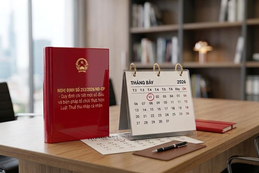 [Mới] Ban hành Nghị định 253/2026/NĐ-CP hướng dẫn thi hành Luật Thuế thu nhập cá nhân