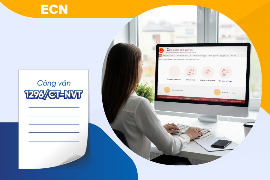 Mới: Ban hành Công văn 1296/CT-NVT hướng dẫn quyết toán thuế TNCN đối với thu nhập từ tiền lương tiền công