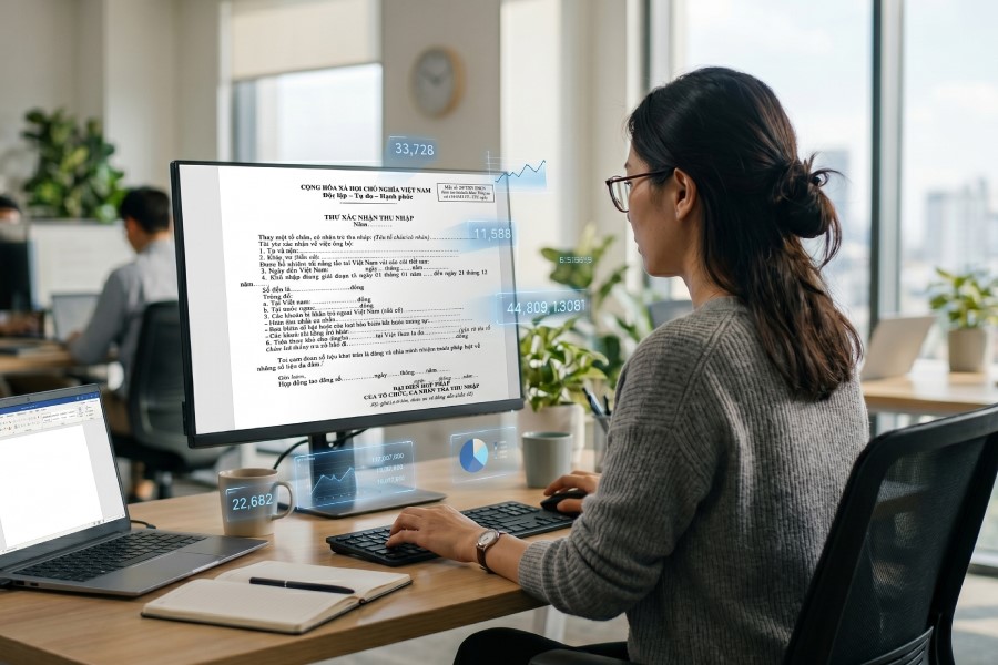 Giấy xác nhận thu nhập để quyết toán thuế TNCN