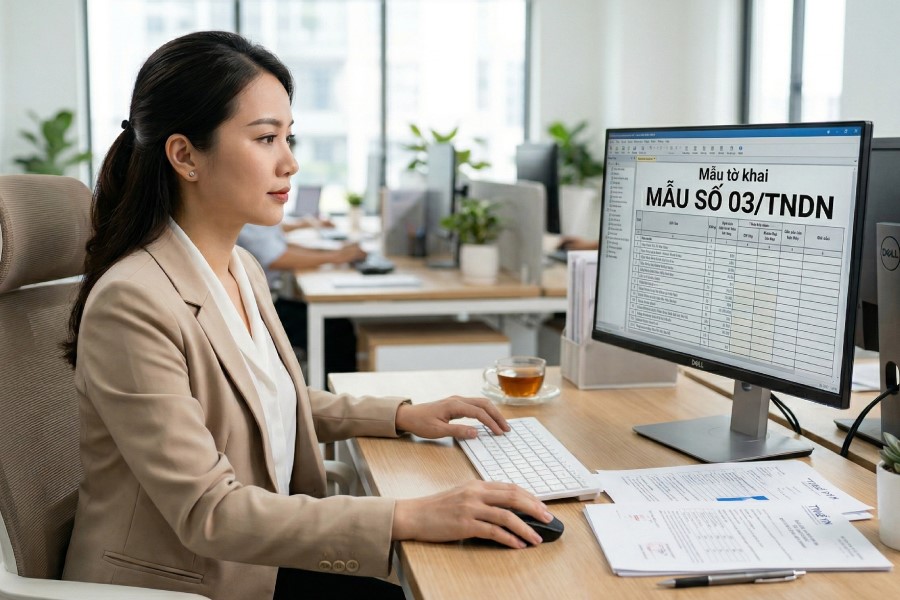 Tờ khai quyết toán thuế TNDN: Hướng dẫn lập và nộp theo quy định mới nhất