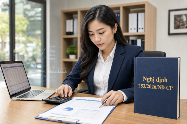 Thu nhập chịu thuế TNCN theo Nghị định 253/2026/NĐ-CP: Cập nhật đầy đủ các điểm mới doanh nghiệp cần biết