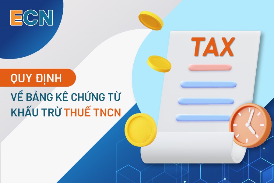 Hướng dẫn nộp bảng kê chứng từ khấu trừ thuế TNCN Online năm 2023